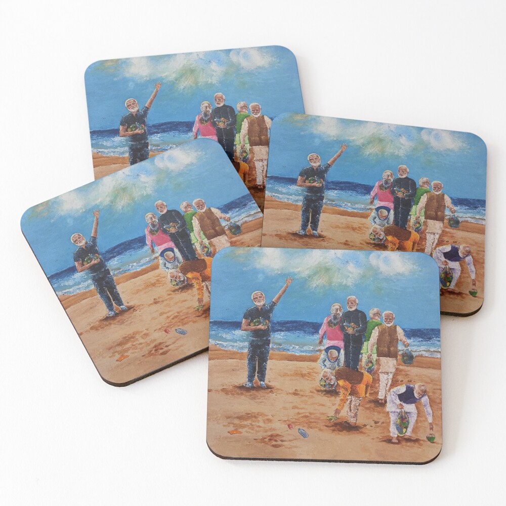 Item preview, Coasters (Set of 4) designed and sold by HerendraSwarup.