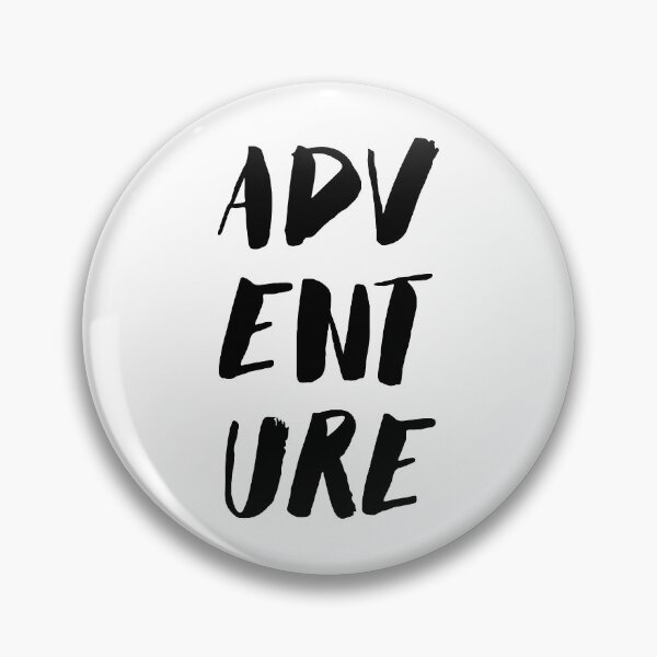 Item preview, Adventure Quote Black and White Paint Brush Ink  designed and sold by Inogitna Designs.