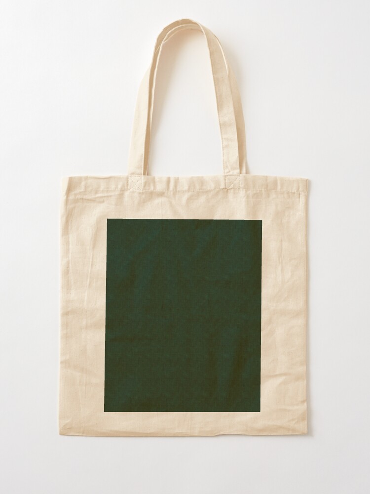 dark green tote bag