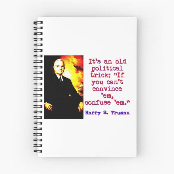 Item preview, It's An Old Political Trick - Harry Truman designed and sold by CrankyOldDude.
