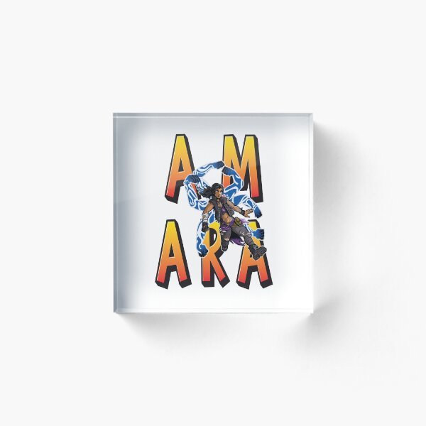 Amara The Siren Vault Hunters Borderlands 3 The Tiger of Partali Acrylic Block