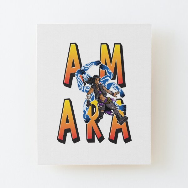 Amara The Siren Vault Hunters Borderlands 3 The Tiger of Partali Wood Mounted Print