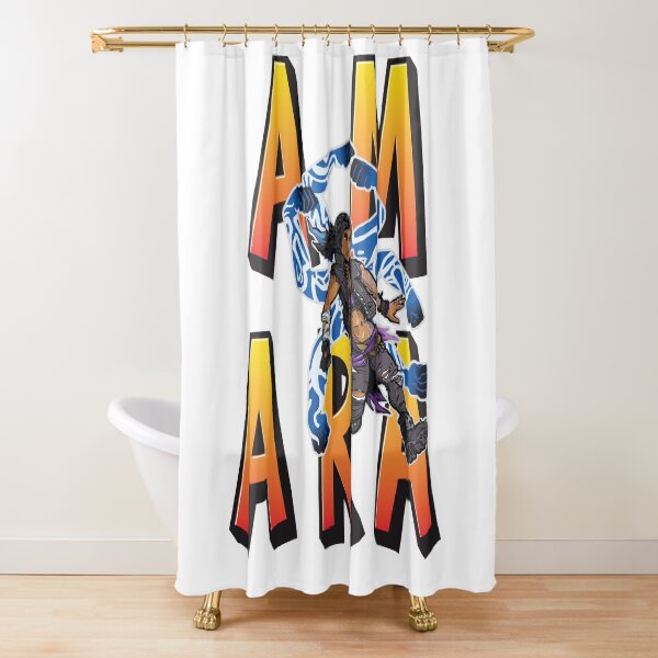Amara The Siren Vault Hunters Borderlands 3 The Tiger of Partali Shower Curtain