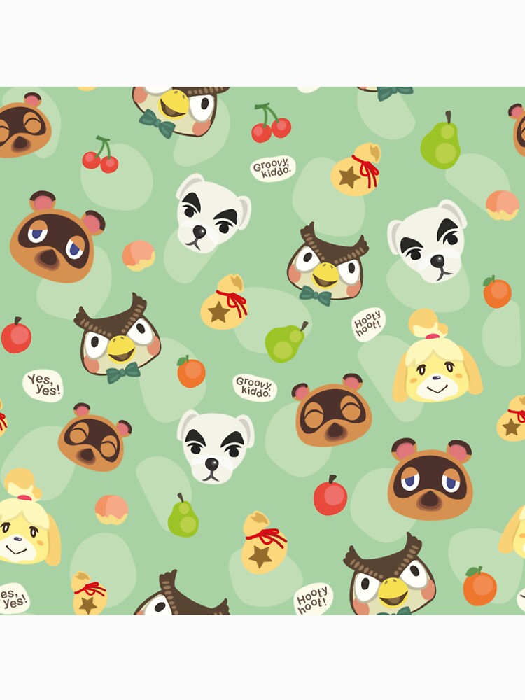 Download "Animal crossing pattern" T-shirt by engelienh | Redbubble