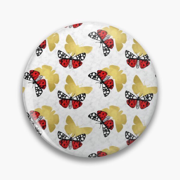 Item preview, Tiger Moth Elegant Gold and Red Pattern designed and sold by AntiqueImages.