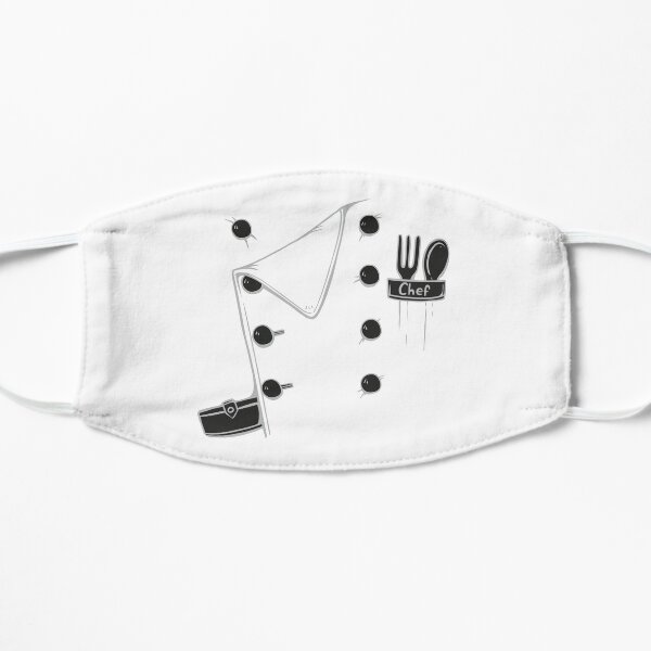 Chef costume, chef jacket Mask
