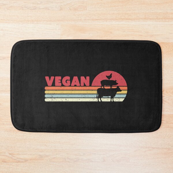 Item preview, Vegan, Retro Cow, Pig, Chicken Graphic designed and sold by PackAPunch.