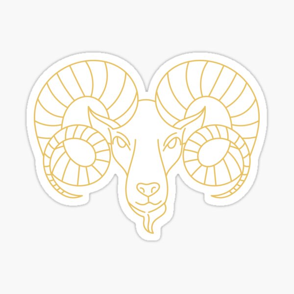 Aries zodiac star sign sketch. Vector illustration of aries astrological  zodiac star sign sketch. | CanStock