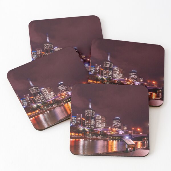 Item preview, Melbourne City at Night designed and sold by ea-photos.