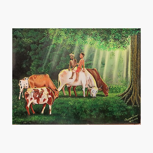 Item preview, Mera Yaar Sudama (My Friend Sudama) designed and sold by HerendraSwarup.