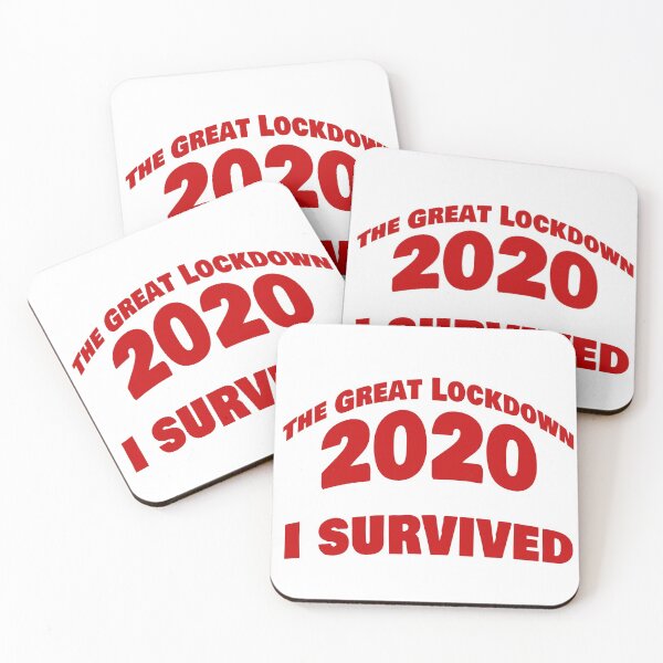 Item preview, I survived the great lockdown designed and sold by masterchef-fr.