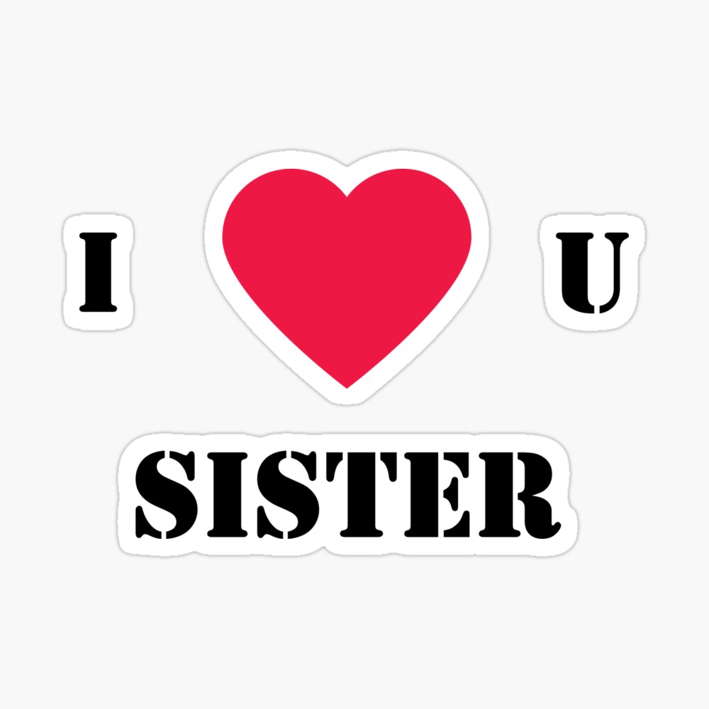 I Love you sister, sister Gift, Going to be a sister, Gift for ...