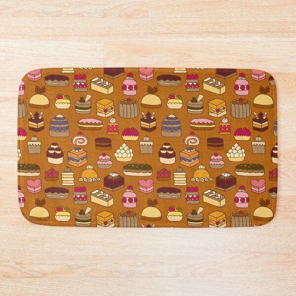 Item preview, Cute Kawaii Cake Patisserie {Caramel} designed and sold by Cecilia Mok.