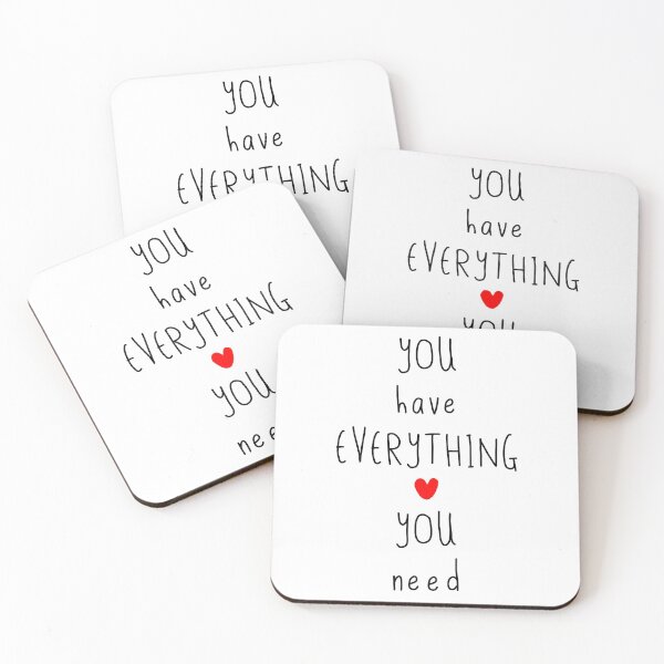 Item preview, YOU have EVERYTHING you need A positive reminder of inspiration. designed and sold by originalsusie.