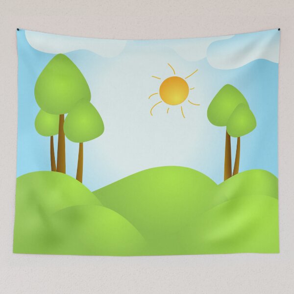 Item preview, Kids Spring Scene designed and sold by serenaking.
