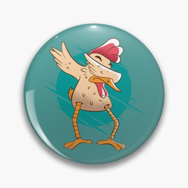 Chicken Dancing Pins And Buttons Redbubble - chicken dance old roblox animation