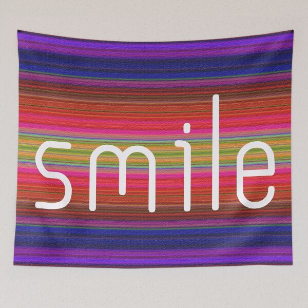 Item preview, laugh - text smile on a colorful texture designed and sold by Nicole Bleck.