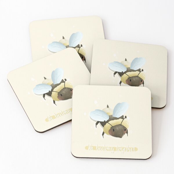 Item preview, We beelong together pun bee card designed and sold by AliciaBarten.