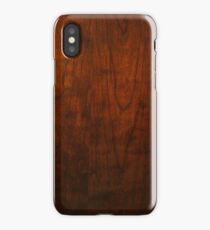 Mahogany Wood Texture iPhone Case