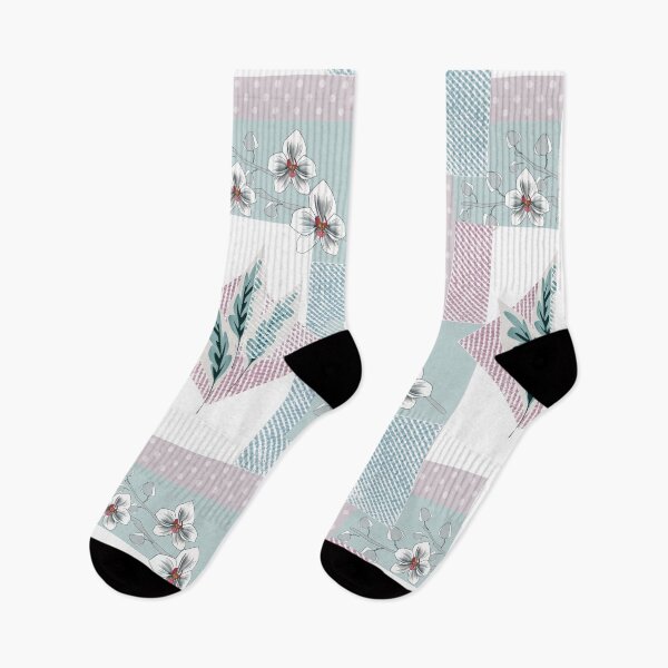 Item preview,  Patchwork floral pattern. Pastel. designed and sold by marinaklykva.