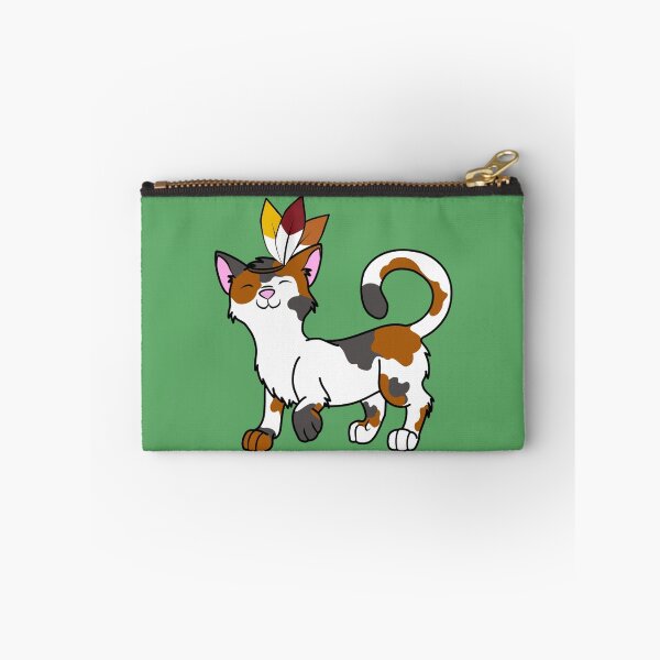 Item preview, Thanksgiving Calico Cat with Indian Headdress designed and sold by Grifynne.