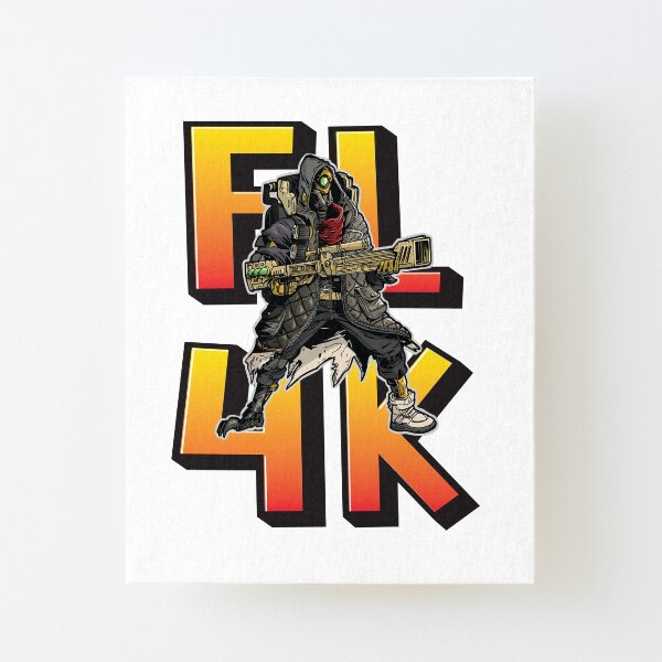 FL4K The Beastmaster Borderlands 3 Rakk Attack! Canvas Mounted Print