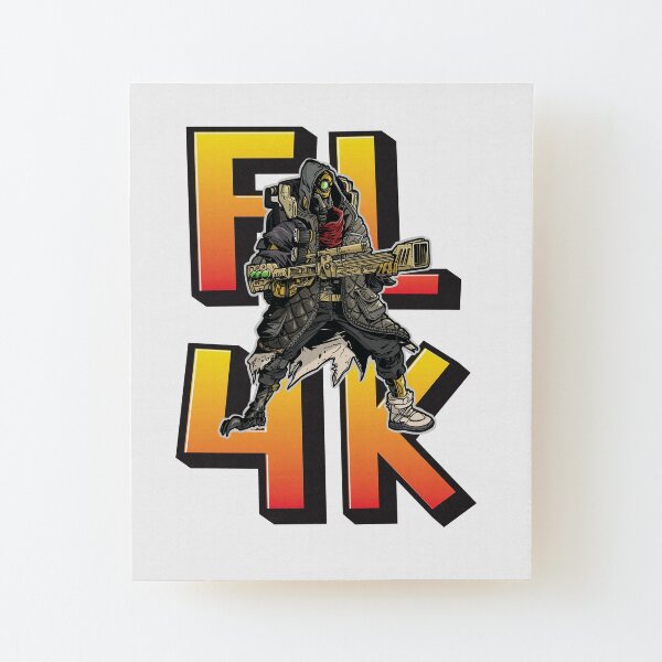 FL4K The Beastmaster Borderlands 3 Rakk Attack! Wood Mounted Print