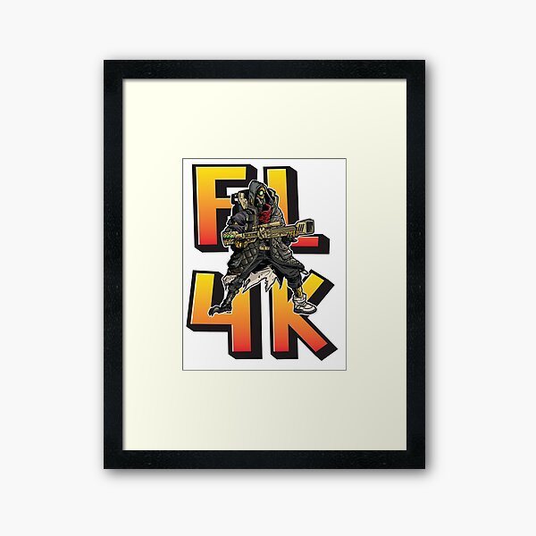 FL4K The Beastmaster Borderlands 3 Rakk Attack! Framed Art Print