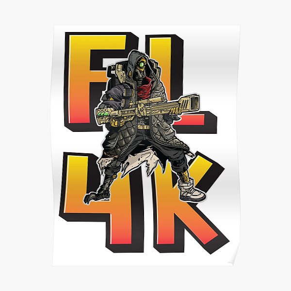 FL4K The Beastmaster Borderlands 3 Rakk Attack! Poster