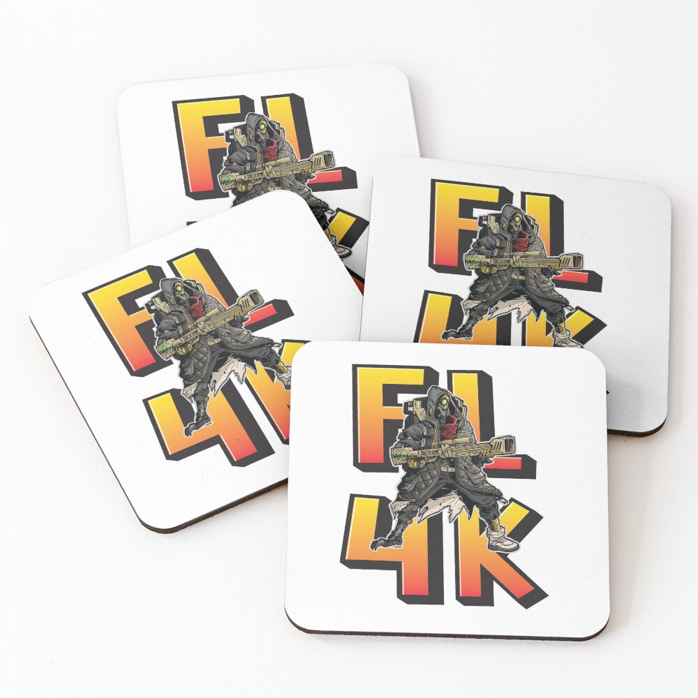FL4K The Beastmaster Borderlands 3 Rakk Attack! Coasters (Set of 4)