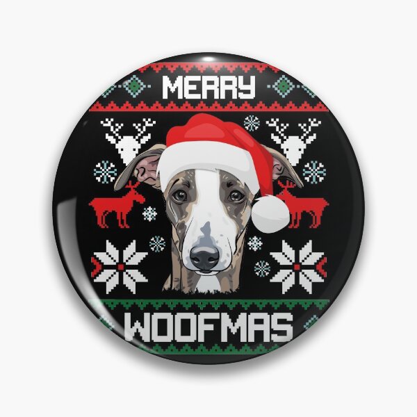 Item preview, Greyhound Merry Woofmas Christmas Dog Gift designed and sold by CR Media.