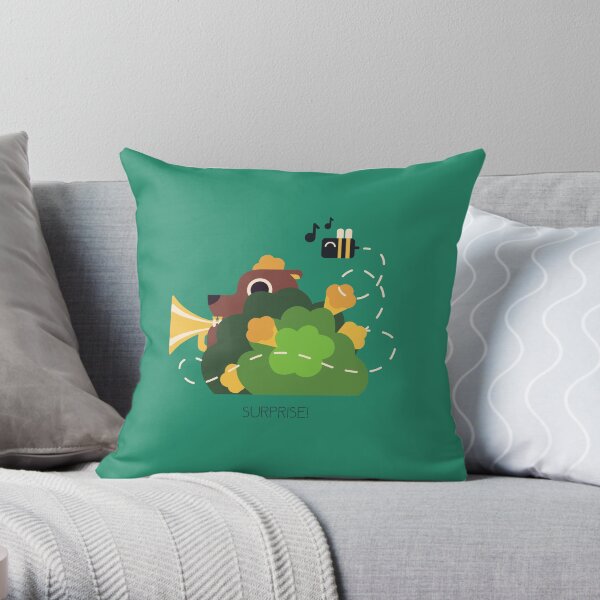 Surprise! Throw Pillow