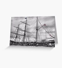 Glenlee coloured flags Greeting Card