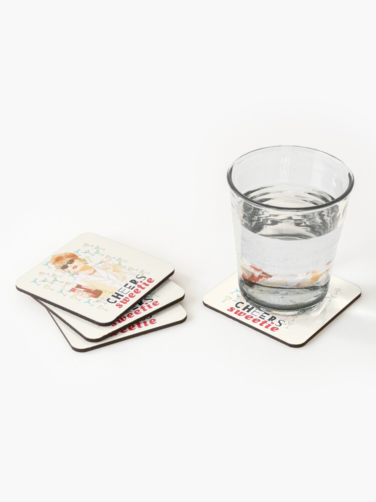 Alternate view of Cheers sweetie Patsy Stone absolutely fabulous Coasters (Set of 4)