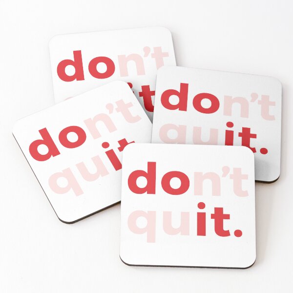 Item preview, Don’t quit designed and sold by flying-flamingo.