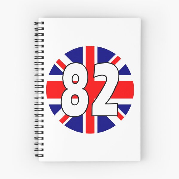 Item preview, UK flag with number 82 - eighty two designed and sold by AllShirts21.