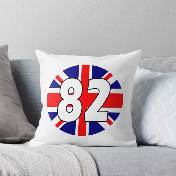 Item preview, UK flag with number 82 - eighty two designed and sold by AllShirts21.