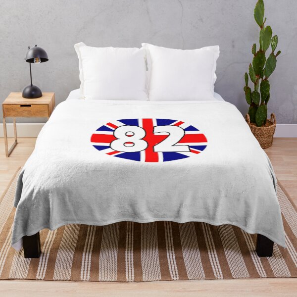 Item preview, UK flag with number 82 - eighty two designed and sold by AllShirts21.