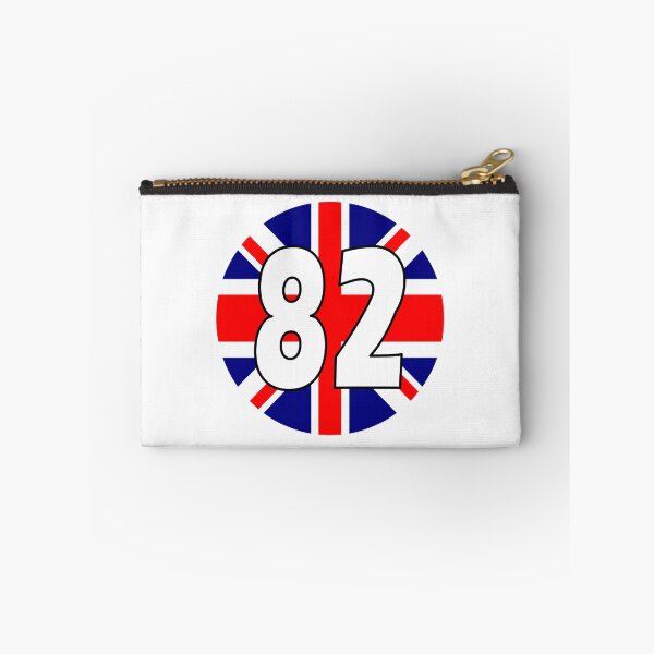 Item preview, UK flag with number 82 - eighty two designed and sold by AllShirts21.