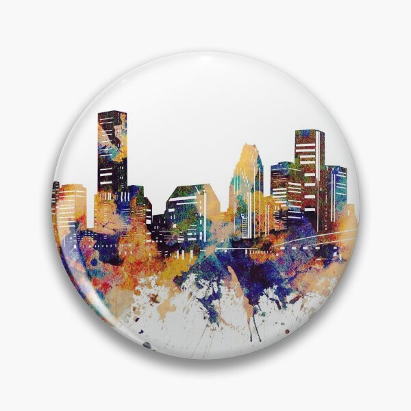 Item preview, houston skyline designed and sold by BekimART2.
