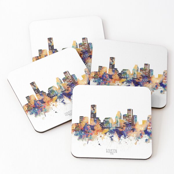 Item preview, houston skyline designed and sold by BekimART2.