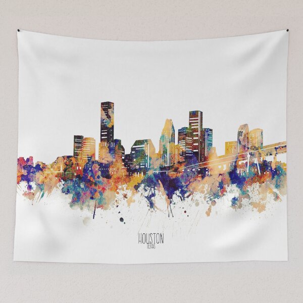 Item preview, houston skyline designed and sold by BekimART2.