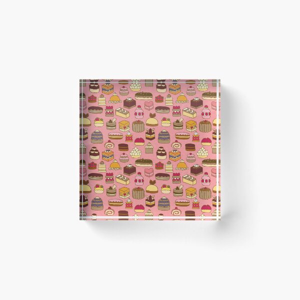 Item preview, Cute Kawaii Cake Patisserie {Pink} designed and sold by Cecilia Mok.