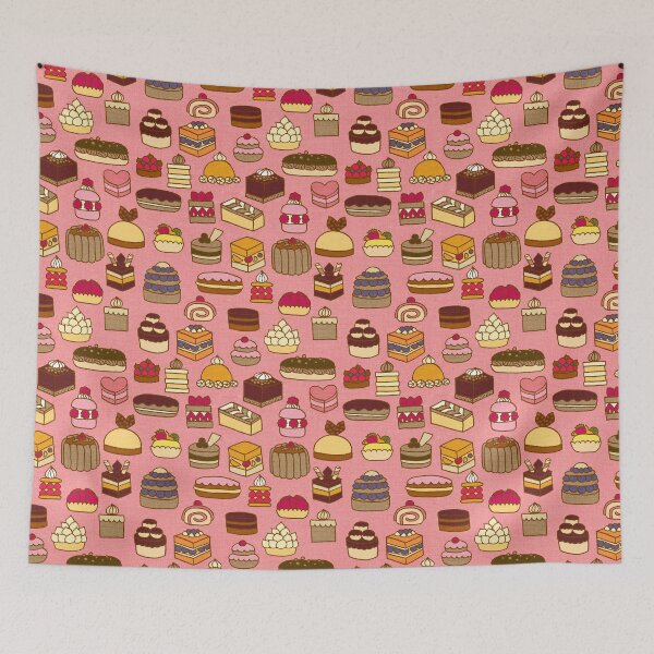 Item preview, Cute Kawaii Cake Patisserie {Pink} designed and sold by Cecilia Mok.