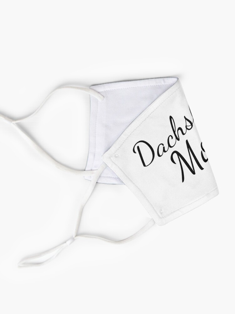 Alternate view of Dachshund Mom Mask