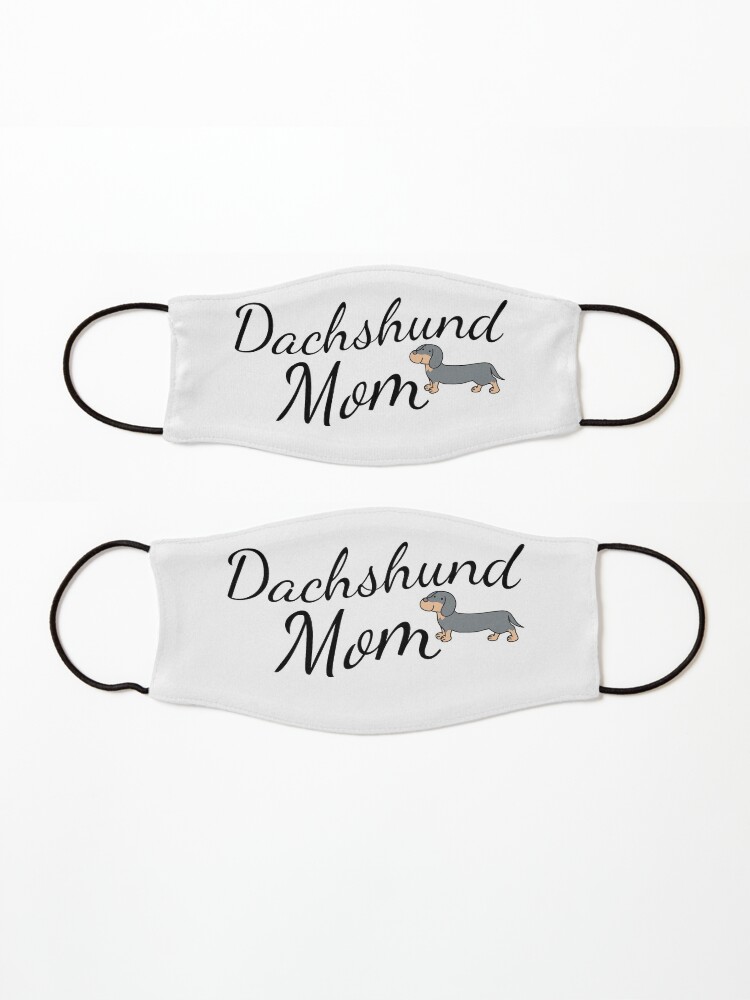 Alternate view of Dachshund Mom Mask
