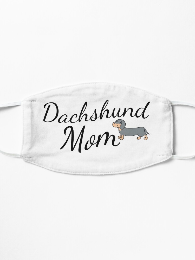 Alternate view of Dachshund Mom Mask