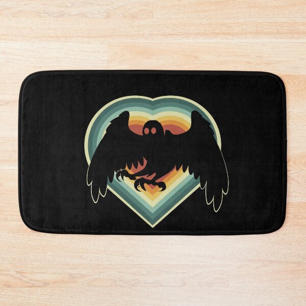 Item preview, Retro Mothman Heart - Cute Cryptid Moth Man Mothers Day Gift designed and sold by NatIntrovertSoc.