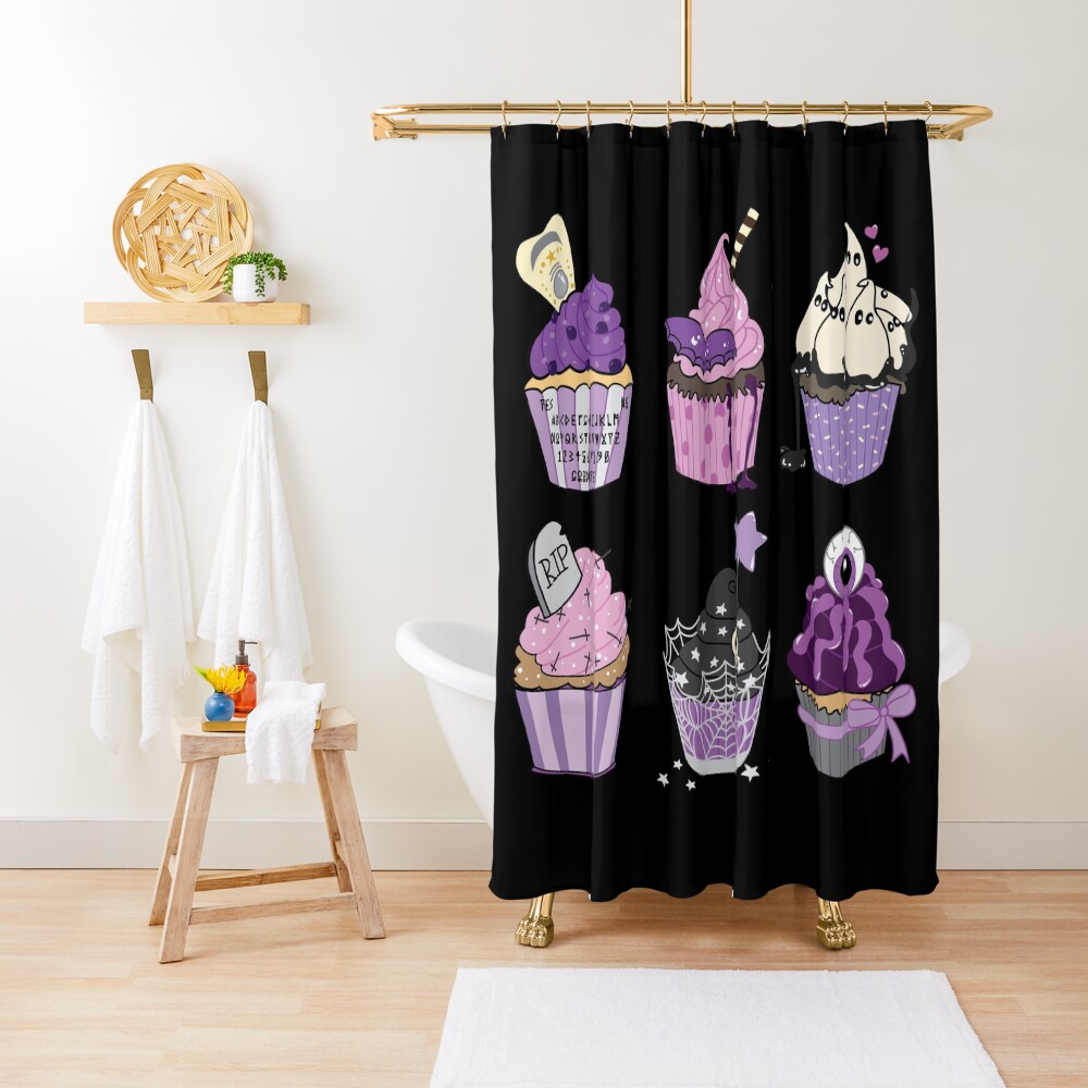 Pastel Gothcakes Shower Curtain