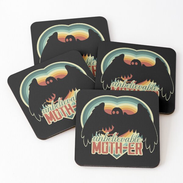 Item preview, Mothman - Unbelievable Mother - Cute Retro Moth Man Mothers Day Gift designed and sold by NatIntrovertSoc.